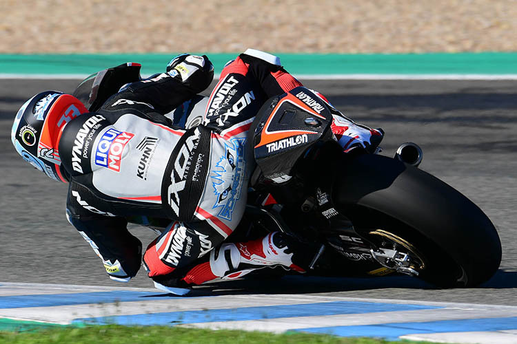 Marcel Schrötter beim Moto2-Test in Jerez mit dem Triumph-Motor