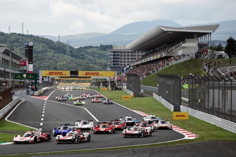 Start zum WEC-Rennen in Fuji 2023