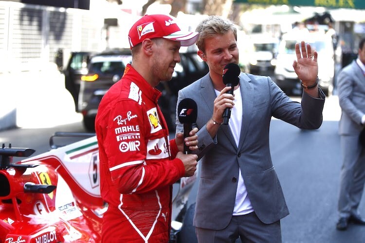 Sebastian Vettel wird künftig öfter von Nico Rosberg interviewt