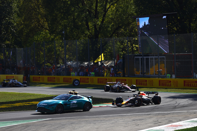 Das Rennen ging hinter dem Safety-Car zu Ende