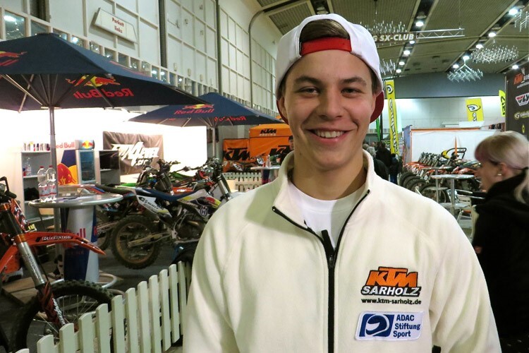 Henry Jacobi im Jahr 2014 zu Besuch in der Westfalenhalle beim Supercross 