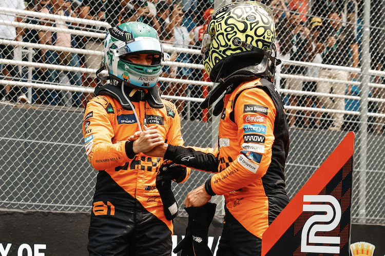 Oscar Piastri und Lando Norris