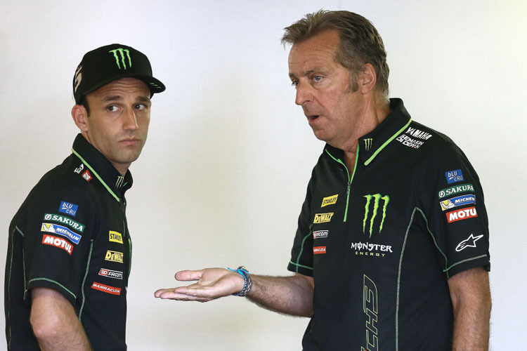 Johann Zarco und Hervé Poncharal