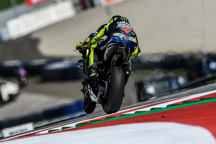 Valentino Rossi am Freitagvormittag auf dem Red Bull Ring