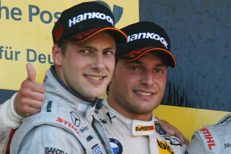 Gary Paffett und Bruno Spengler (re.)