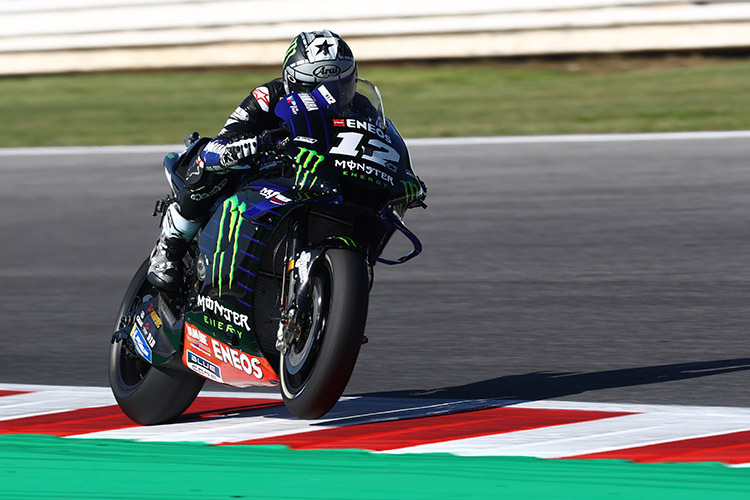 Maverick Viñales auf der Yamaha