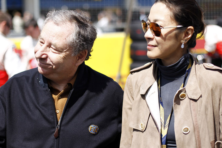 Jean Todt mit Partnerin Michelle Yeoh