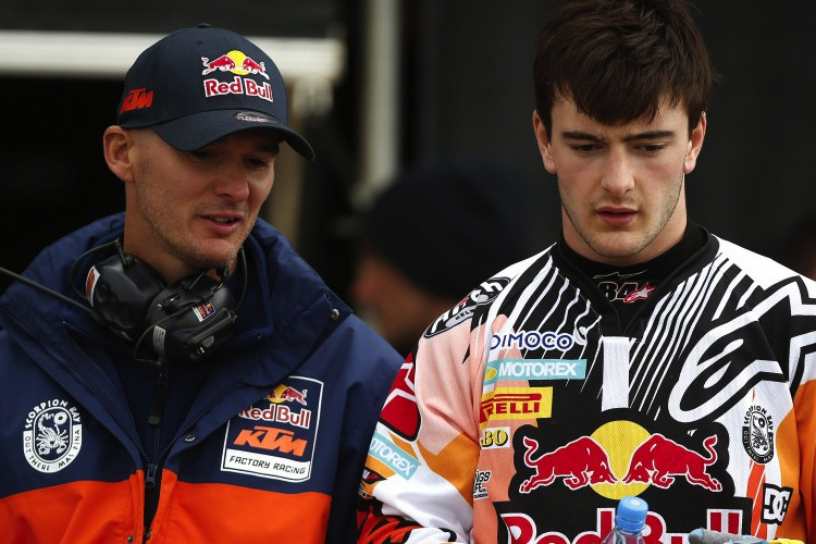 Jeffrey Herlings (rechts) wil die Rekorde von Stefan Everts (links im Bild) brechen 