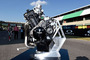 So sah der Triumph-Motor bei der Präsentation 2017 in Mugello aus
