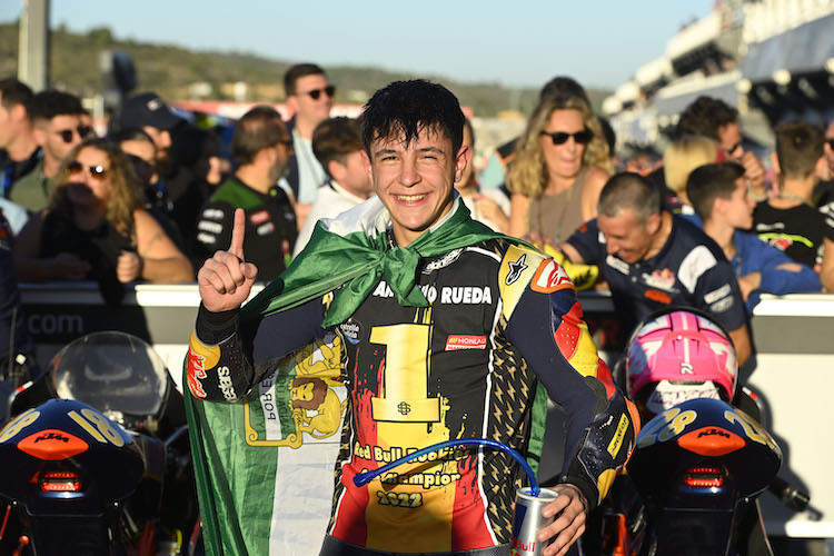 Der Champion des Red Bull MotoGP Rookies Cup 2022: José Rueda 