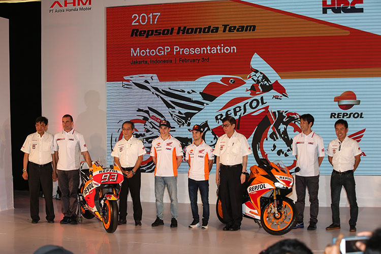 Die Teampräsentation von Repsol Honda in Jakarta