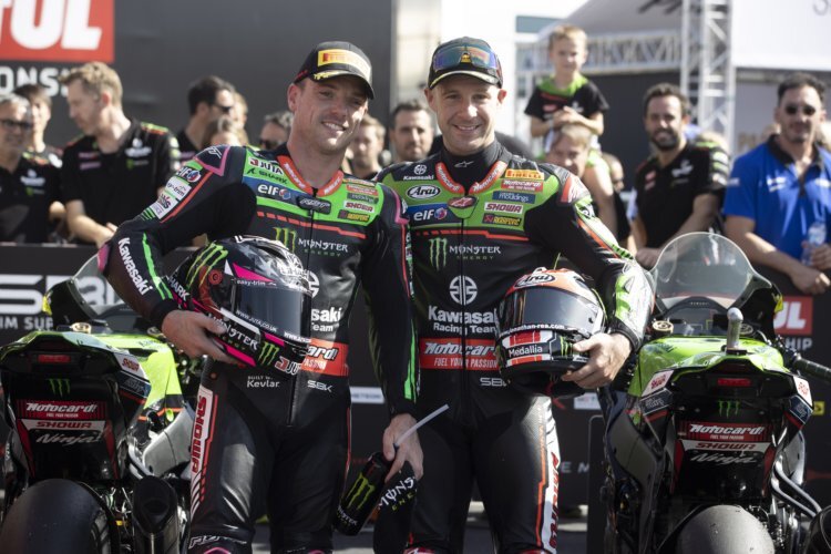 Alex Lowes und Jonathan Rea