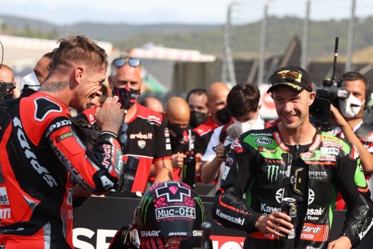 Scott Redding und Jonathan Rea