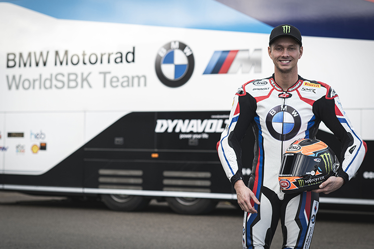 Michael van der Mark im BMW-Outfit