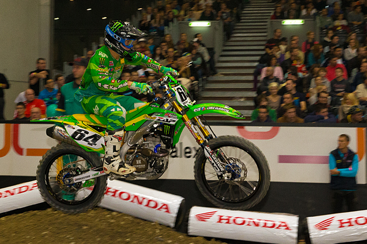 Dominique Thury: Der SX-Cup-Leader tritt in der Genfer Palexpo-Halle zum Training unter Wettkampfbedingungen an