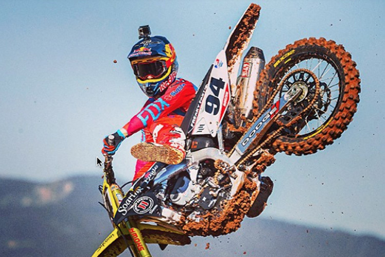 Ken Roczen trainiert auf «Bakery», dem Trainingsgelände von Trainer Aldon Baker