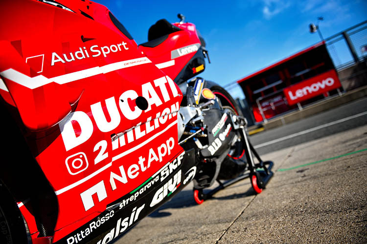 Ducati freut sich über 2 Millionen Follower