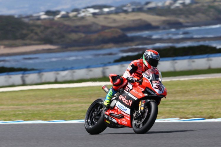 Marco Melandri fuhr auf Phillip Island starke Rundenzeiten