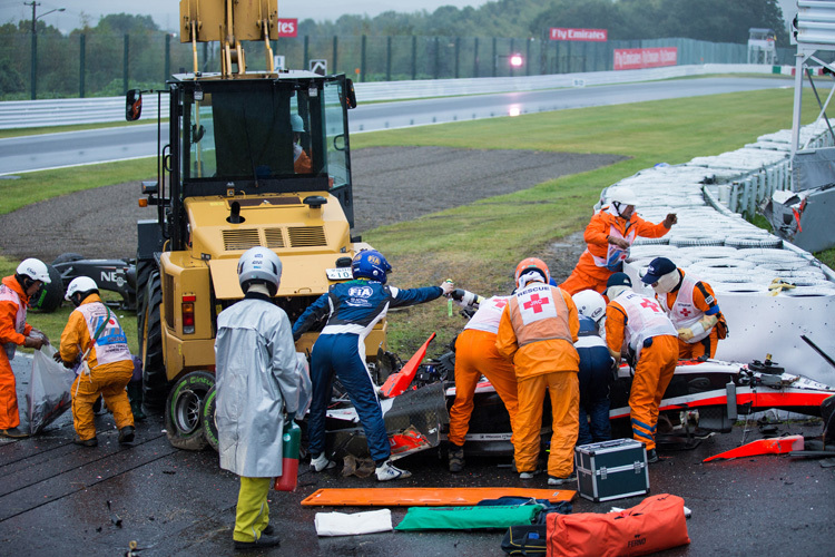 Die Ärzte kümmern sich um Jules Bianchi