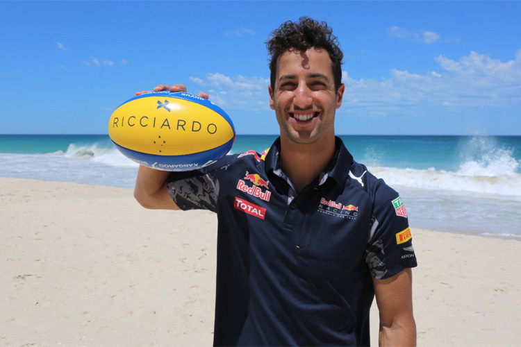 Daniel Ricciardo in der Sonne von Perth