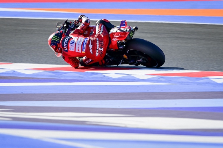 Pecco Bagnaia auf dem Weg zu einem neuen Streckenrekord in Misano