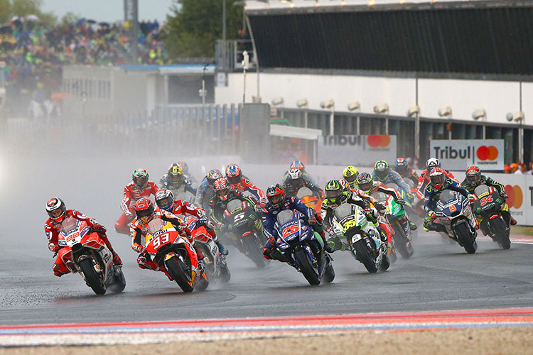 Jorge Lorenzo (99) stürmte in Misano voraus