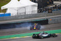 Durch seinen Crash mit Ocon verlor Verstappen die Führung an Hamilton