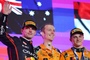 Oscar Piastri (r.) gewann den GP von Saudi-Arabien, Max Verstappen wurde Zweiter