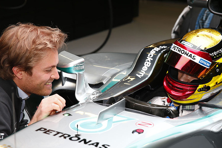 Nico Rosberg mit Pascal Wehrlein