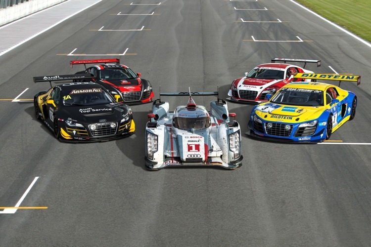 Die erfolgreichsten Audi-Renner der Saison 2012