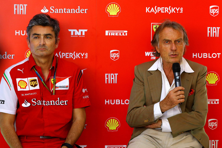 Marco Mattiacci und Luca Montezemolo in Spanien