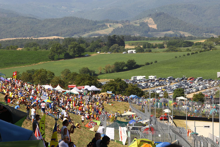 Eine Reise wert: Die MotoGP in Mugello ist ein Fanmagnet