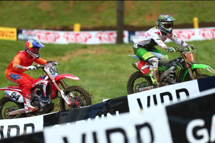 Tomac und Roczen in Muddy Creek