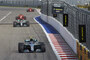 Hier führt Bottas noch vor Hamilton