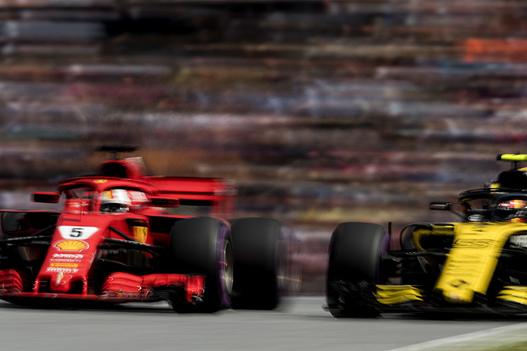 Sebastian Vettel gegen Carlos Sainz