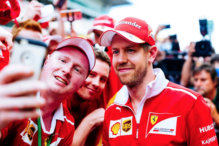 Sebastian Vettel in Barcelona