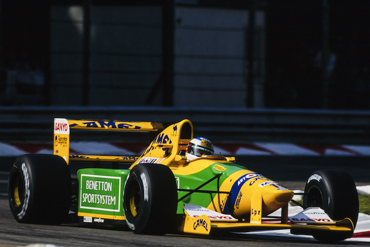 Michael Schumacher in Monza 1992