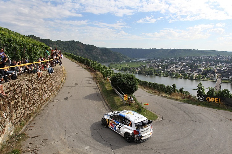 Jari Matti Latvala 2013 in den Weinbergen