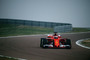 Kimi Räikkönen durfte als Erster auf die Piste