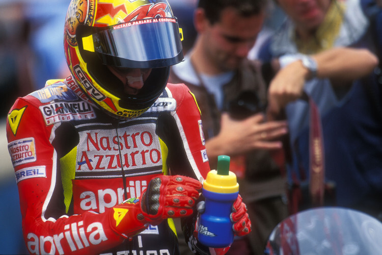 1998: Valentino Rossi in der Startaufstellung des Argentinien-GP