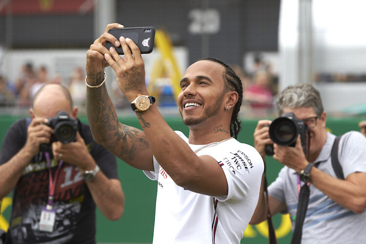 Lewis Hamilton 2019 in Silverstone