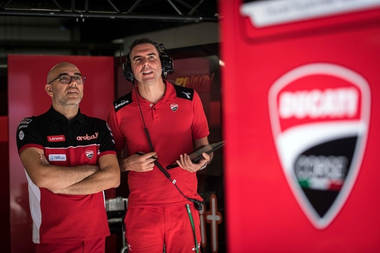 Marco Zambenedetti (rechts) sprach mit SPEEDWEEK.com über die Balance in der Superbike-WM