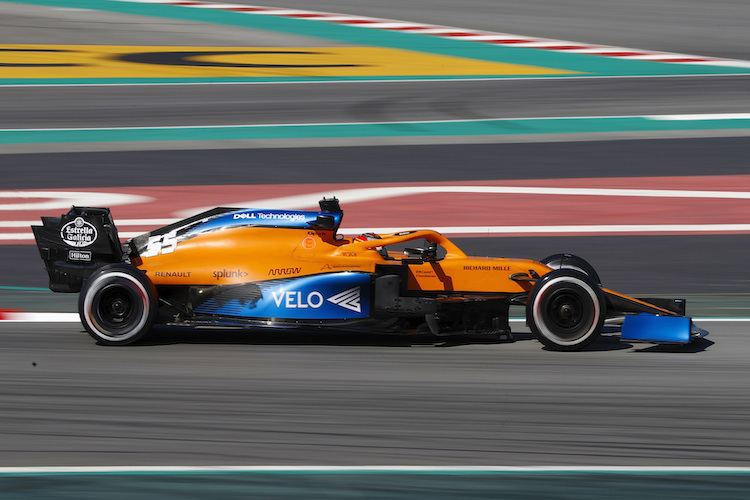 Carlos Sainz im neuen McLaren