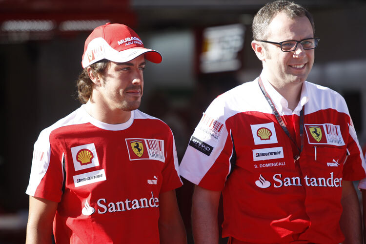 Gute Freunde: Stefano Domenicali und Fernando Alonso 