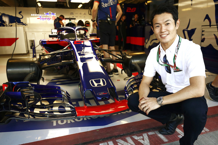 Naoki Yamamoto 2018 beim Abu Dhabi-GP