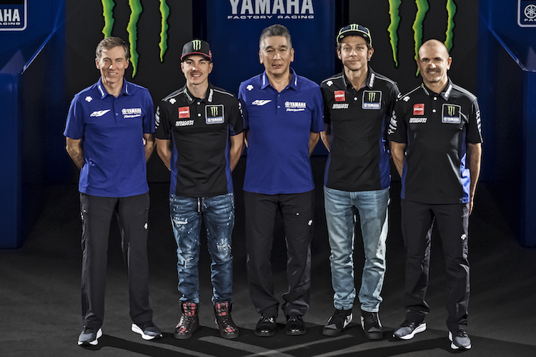 Das Yamaha-Team präsentierte sich in Jakarta  