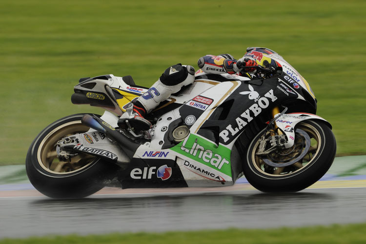 Stefan Bradl: Starkes Warm-up im Regen