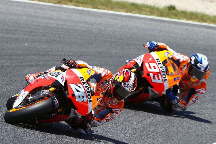 Pedrosa vor Márquez: Man kam sich noch näher!