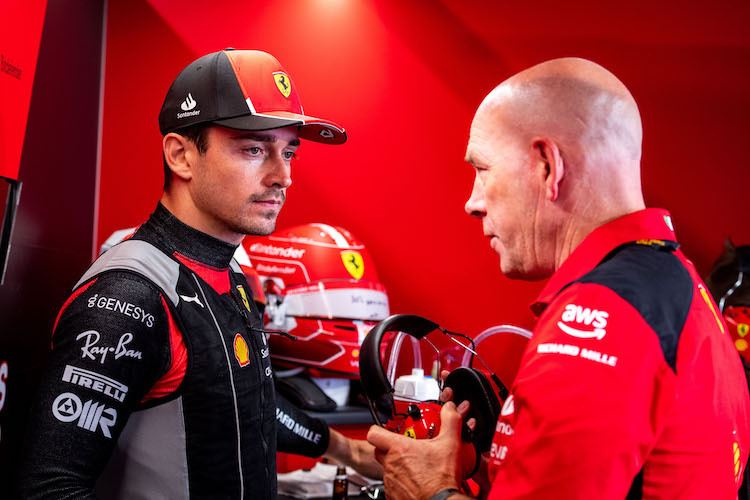 Jock Clear mit Schützling Charles Leclerc