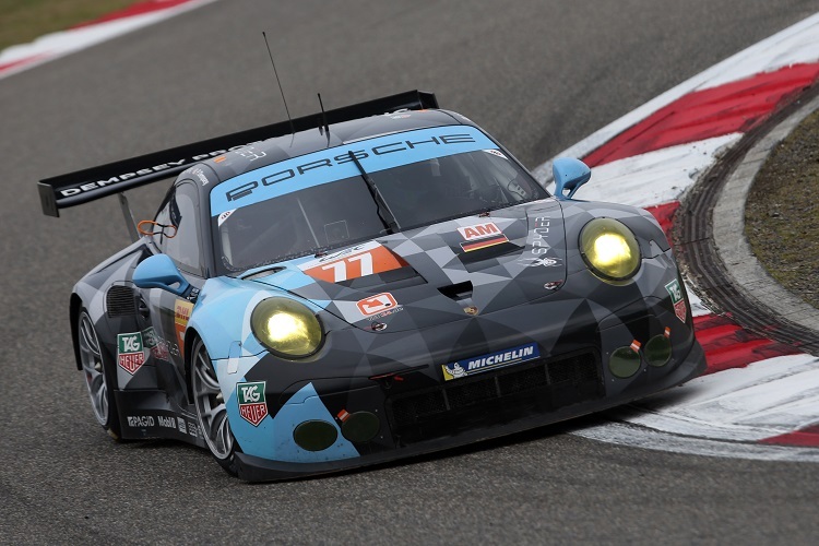 2015 noch in der GTE-Am-Klasse aktiv: Der Porsche 911 RSR von Dempsey Proton Racing